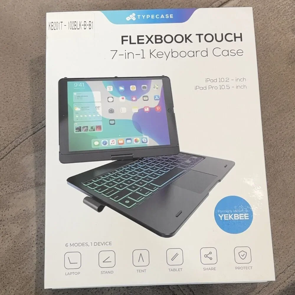 TYPECASE FLEXBOOK TOUCH 7-in-1 Keyboard Case iPad 10.2